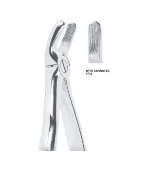 EXTRACTING FORCEPS WITH ANATOMICALLY SHAPED HANDLE