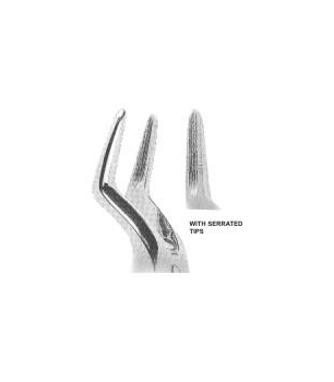 EXTRACTING FORCEPS WITH ANATOMICALLY SHAPED HANDLE