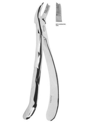 EXTRACTING FORCEPS WITH ANATOMICALLY SHAPED HANDLE