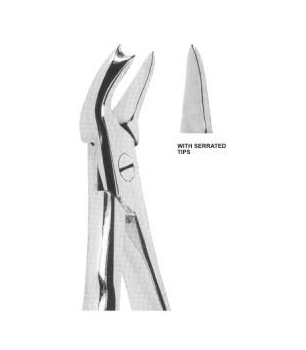 EXTRACTING FORCEPS WITH ANATOMICALLY SHAPED HANDLE