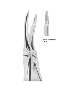 EXTRACTING FORCEPS WITH ANATOMICALLY SHAPED HANDLE